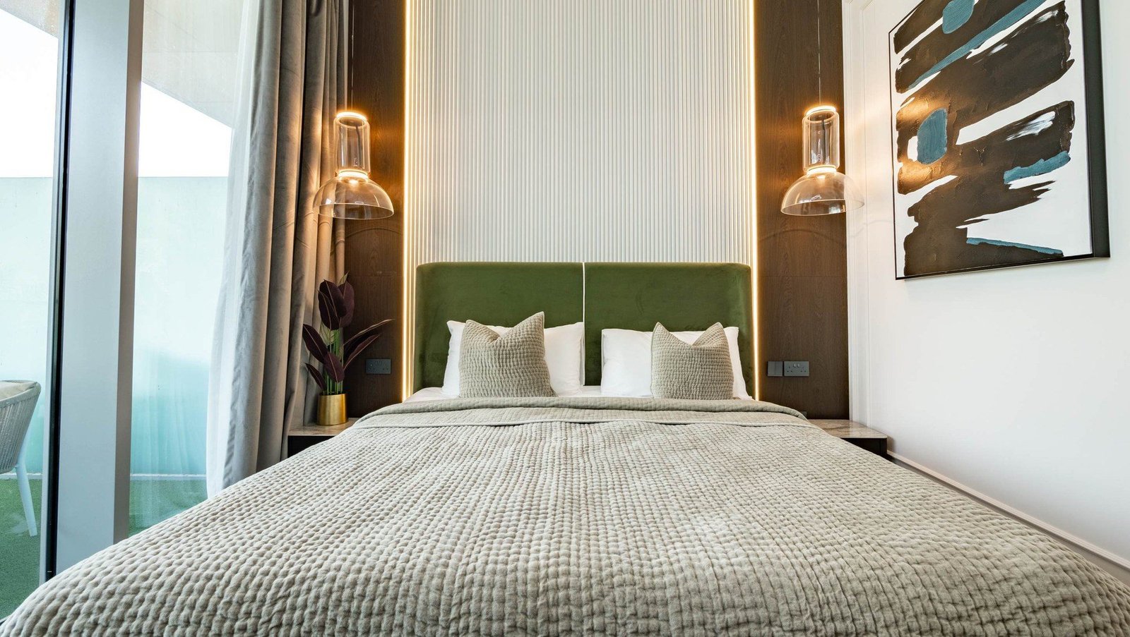 Second bedroom, The Grand 3 bedroom townhouse