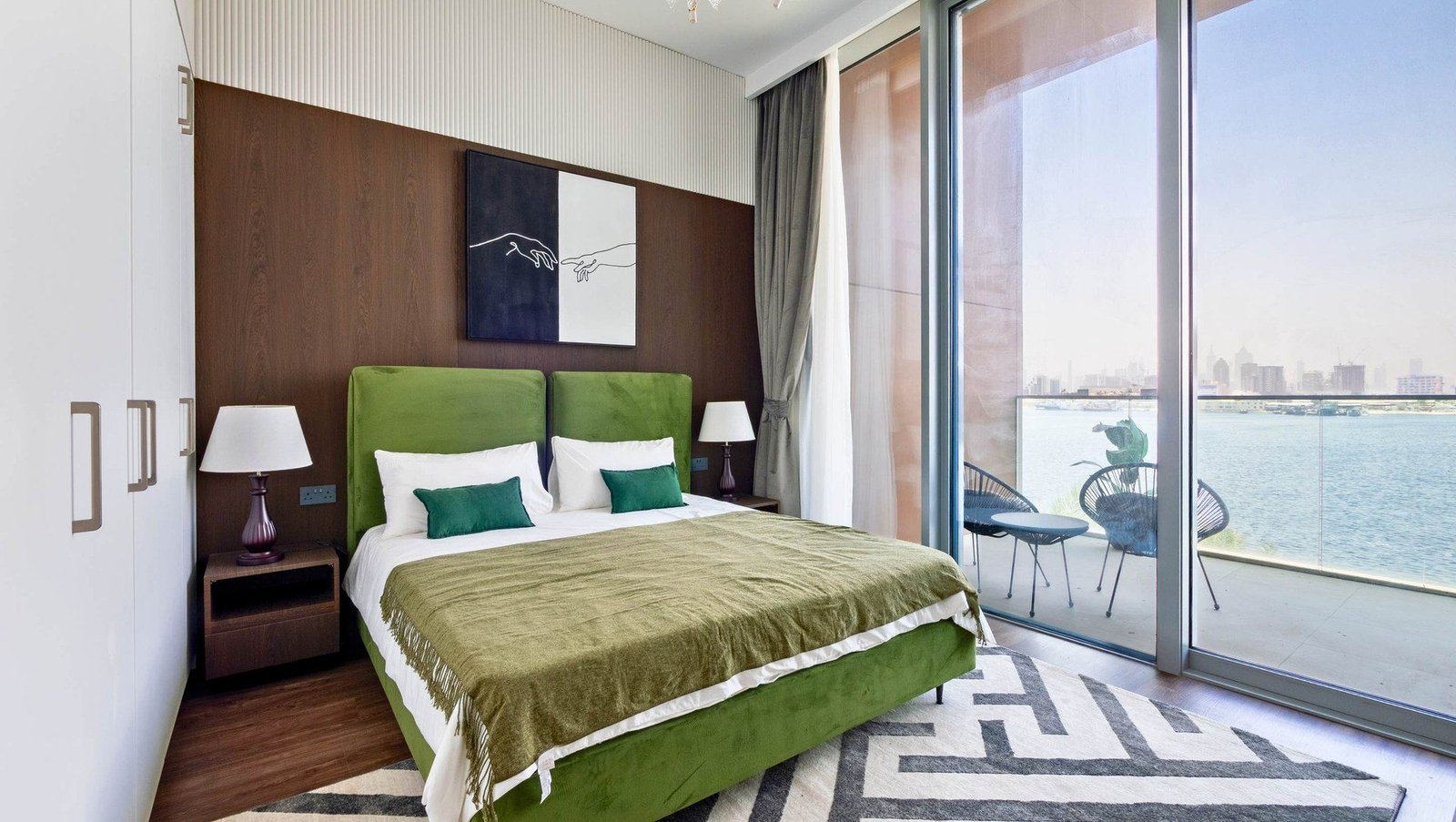 Third bedroom with canal view and balcony, The Grand townhouse
